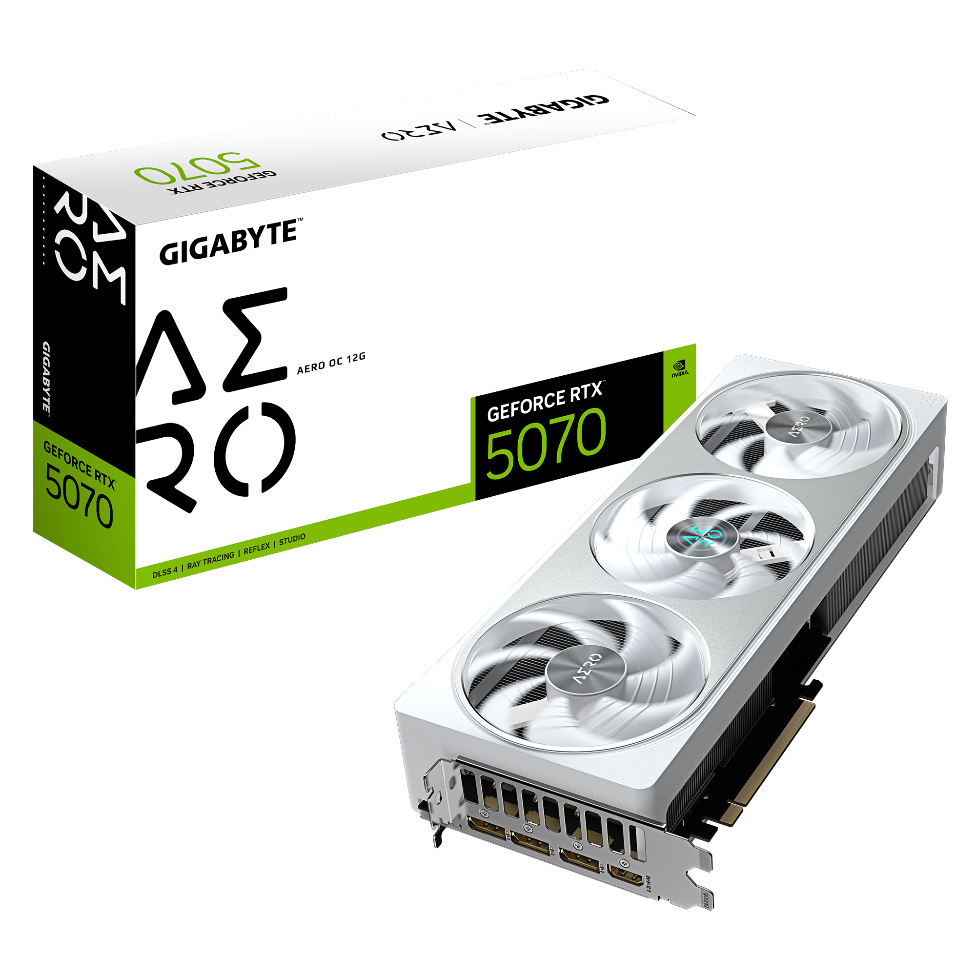 Gigabyte GeForce RTX 5070 AERO OC 12GB GDDR7 Graphics Card